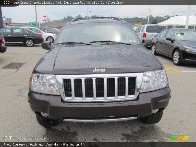 Deep Lava Red Metallic / Dark Slate Gray 2004 Jeep Grand Cherokee Limited 4x4