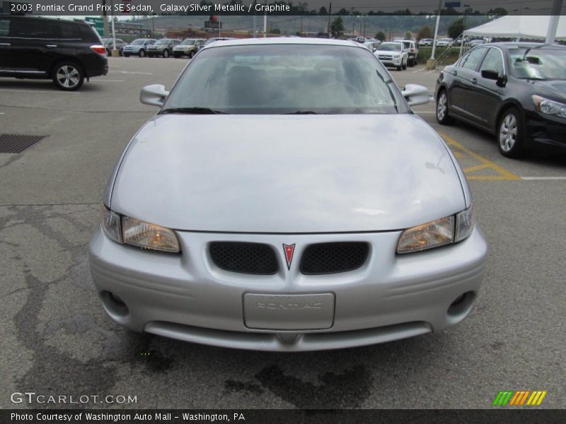 Galaxy Silver Metallic / Graphite 2003 Pontiac Grand Prix SE Sedan