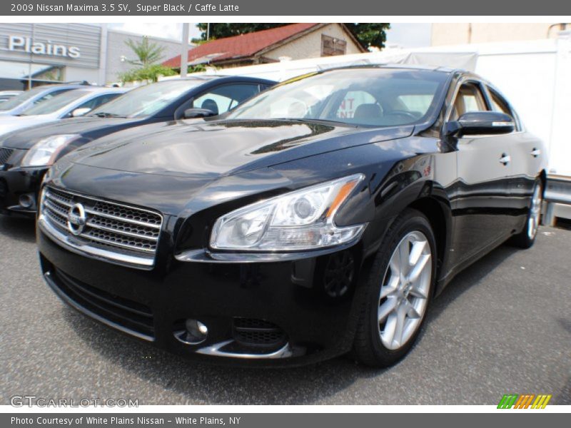Super Black / Caffe Latte 2009 Nissan Maxima 3.5 SV