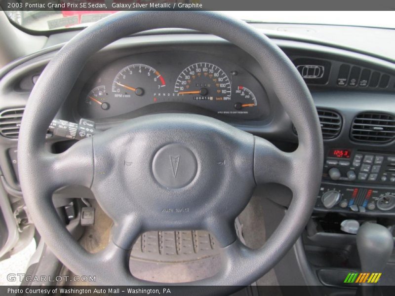 Galaxy Silver Metallic / Graphite 2003 Pontiac Grand Prix SE Sedan