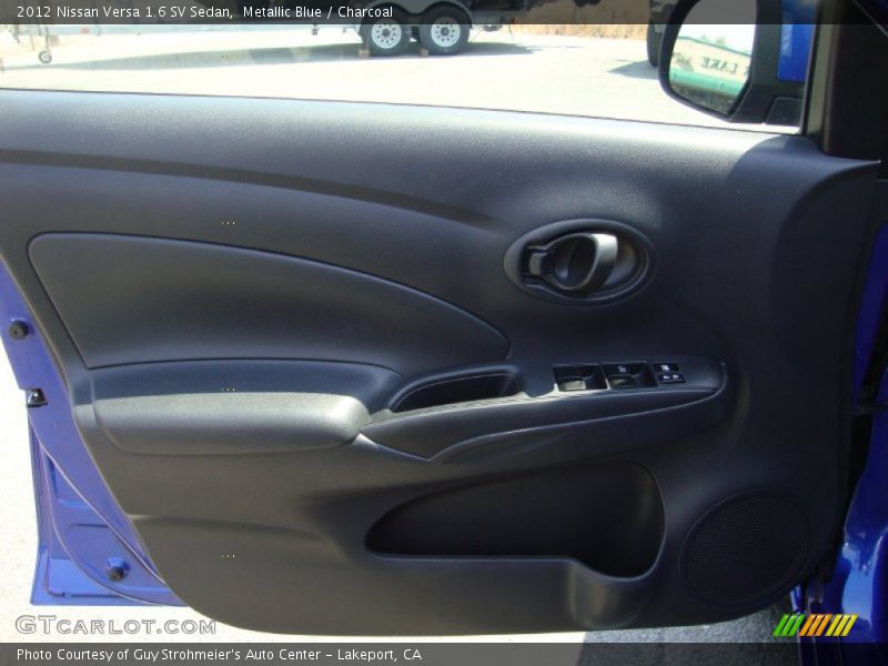 Metallic Blue / Charcoal 2012 Nissan Versa 1.6 SV Sedan