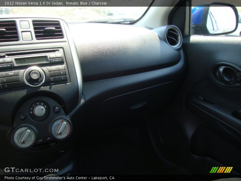 Metallic Blue / Charcoal 2012 Nissan Versa 1.6 SV Sedan