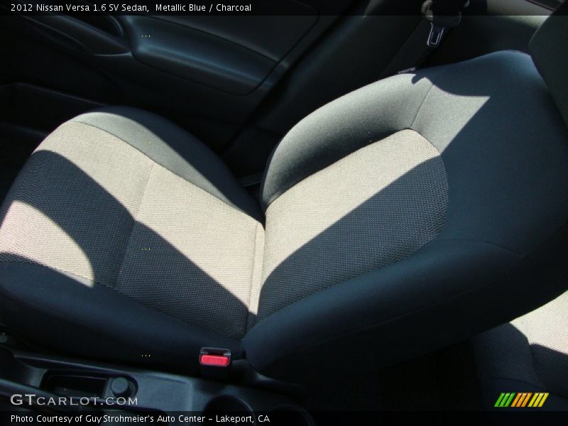 Metallic Blue / Charcoal 2012 Nissan Versa 1.6 SV Sedan