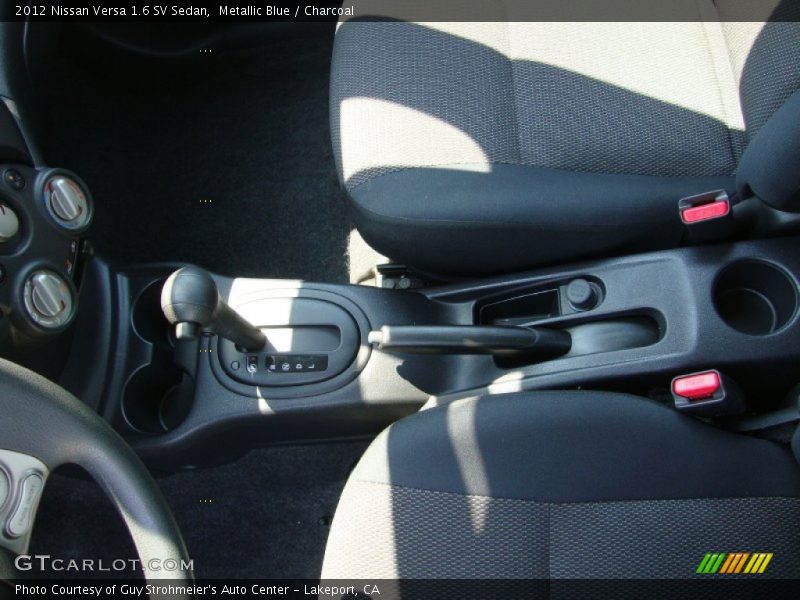 Metallic Blue / Charcoal 2012 Nissan Versa 1.6 SV Sedan