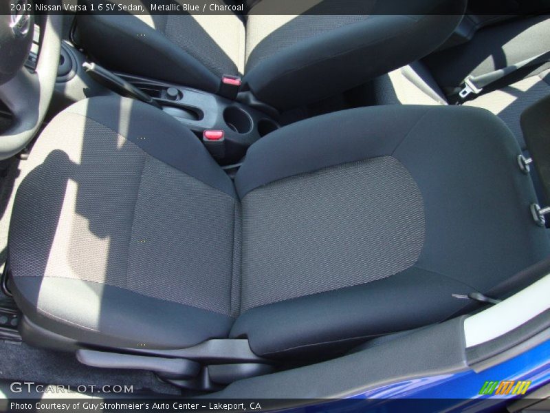 Metallic Blue / Charcoal 2012 Nissan Versa 1.6 SV Sedan