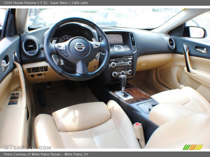 Super Black / Caffe Latte 2009 Nissan Maxima 3.5 SV