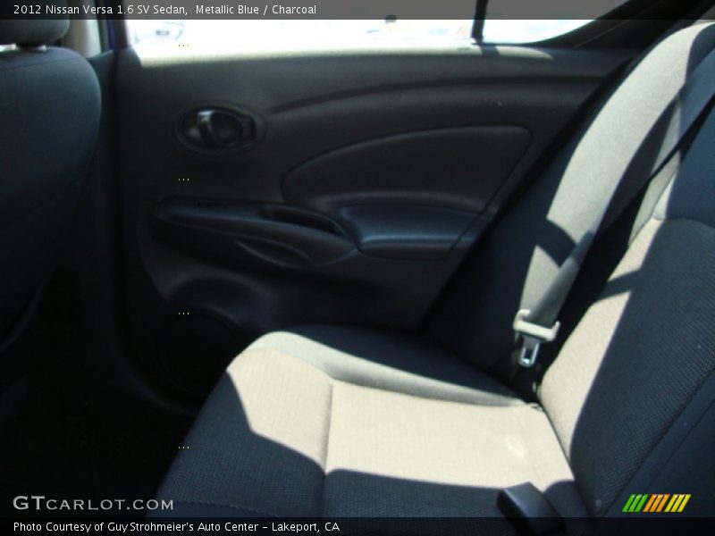 Metallic Blue / Charcoal 2012 Nissan Versa 1.6 SV Sedan