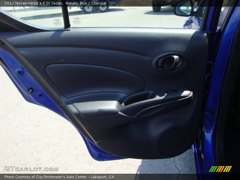 Metallic Blue / Charcoal 2012 Nissan Versa 1.6 SV Sedan