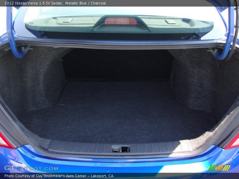 Metallic Blue / Charcoal 2012 Nissan Versa 1.6 SV Sedan