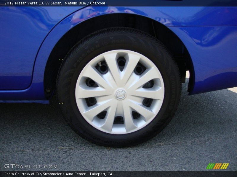 Metallic Blue / Charcoal 2012 Nissan Versa 1.6 SV Sedan