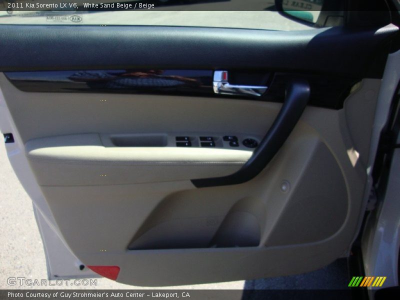 White Sand Beige / Beige 2011 Kia Sorento LX V6