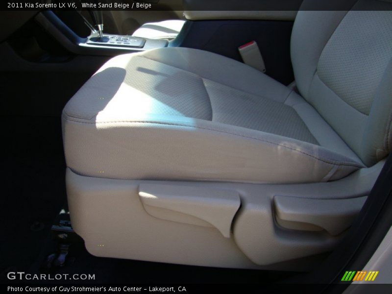 White Sand Beige / Beige 2011 Kia Sorento LX V6