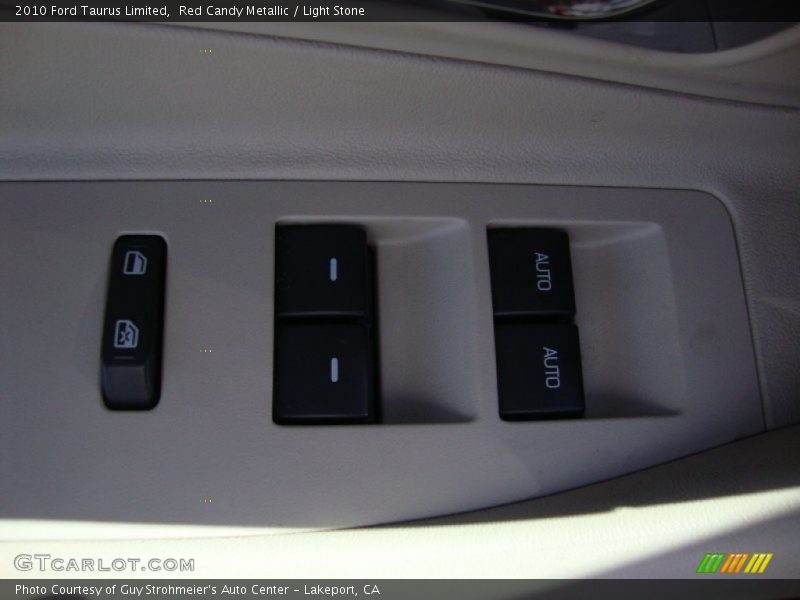 Red Candy Metallic / Light Stone 2010 Ford Taurus Limited