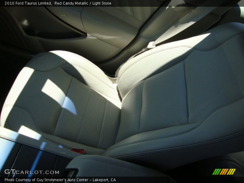Red Candy Metallic / Light Stone 2010 Ford Taurus Limited