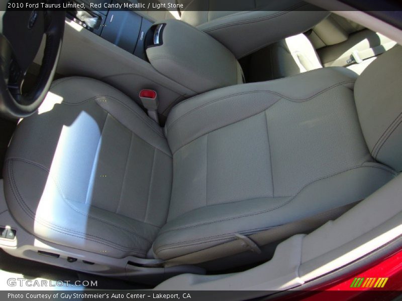 Red Candy Metallic / Light Stone 2010 Ford Taurus Limited
