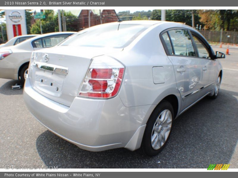 Brilliant Silver Metallic / Charcoal 2010 Nissan Sentra 2.0