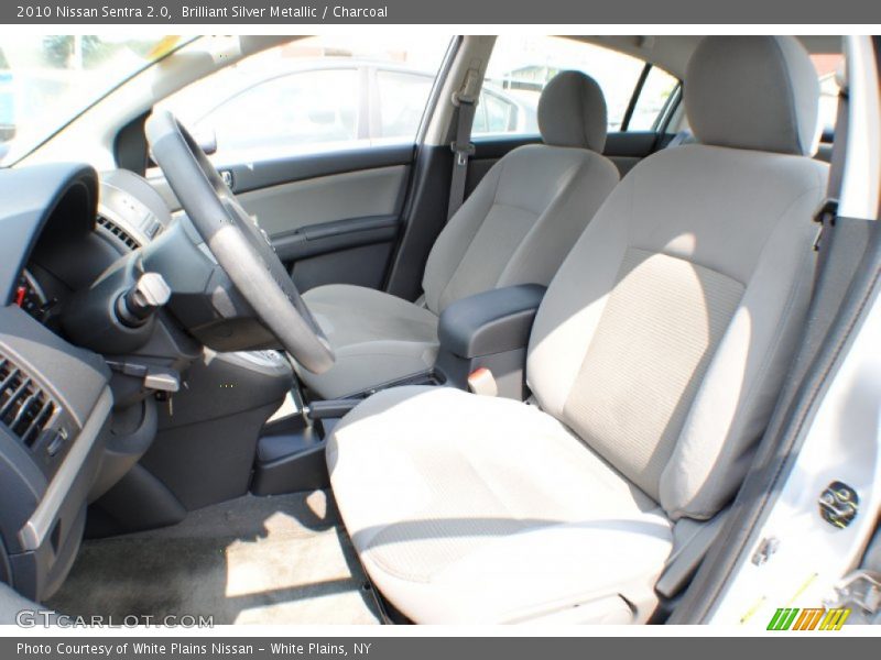 Brilliant Silver Metallic / Charcoal 2010 Nissan Sentra 2.0