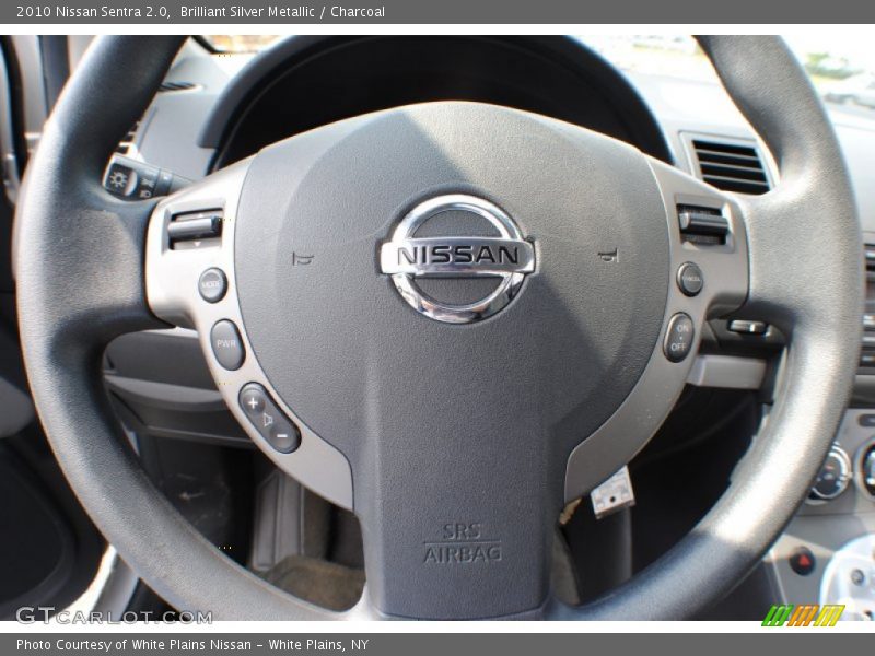 Brilliant Silver Metallic / Charcoal 2010 Nissan Sentra 2.0