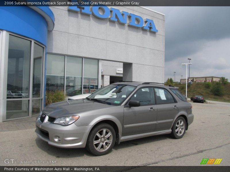 Steel Gray Metallic / Graphite Gray 2006 Subaru Impreza Outback Sport Wagon