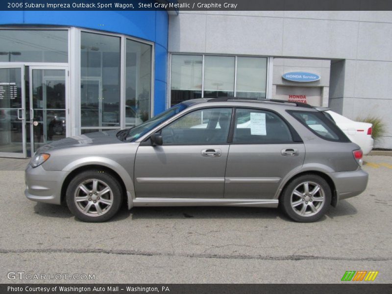 Steel Gray Metallic / Graphite Gray 2006 Subaru Impreza Outback Sport Wagon