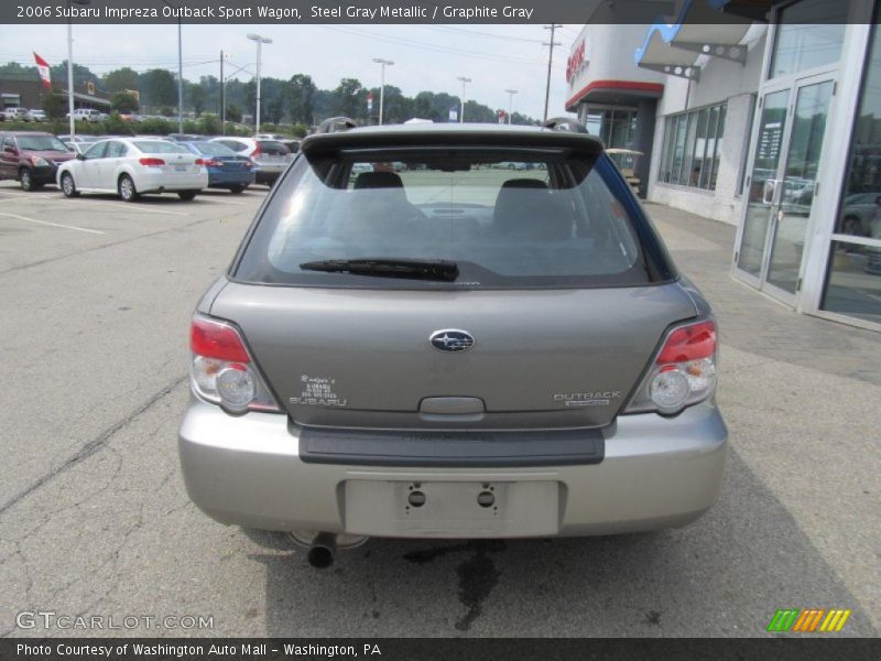 Steel Gray Metallic / Graphite Gray 2006 Subaru Impreza Outback Sport Wagon