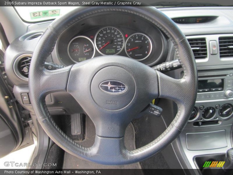 Steel Gray Metallic / Graphite Gray 2006 Subaru Impreza Outback Sport Wagon