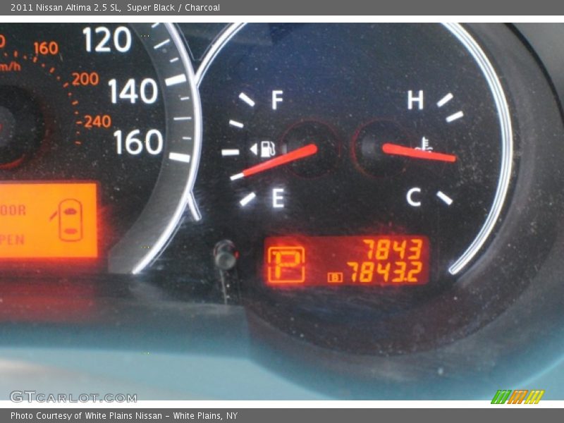 Super Black / Charcoal 2011 Nissan Altima 2.5 SL