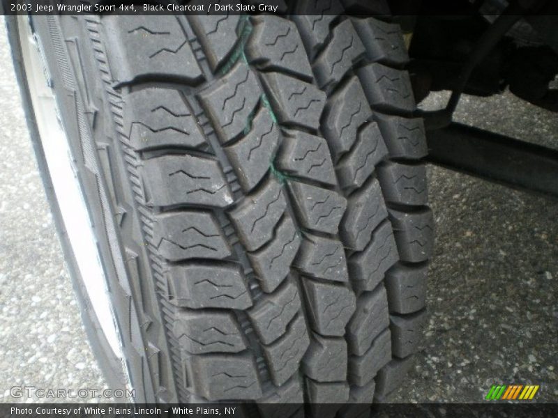 Black Clearcoat / Dark Slate Gray 2003 Jeep Wrangler Sport 4x4