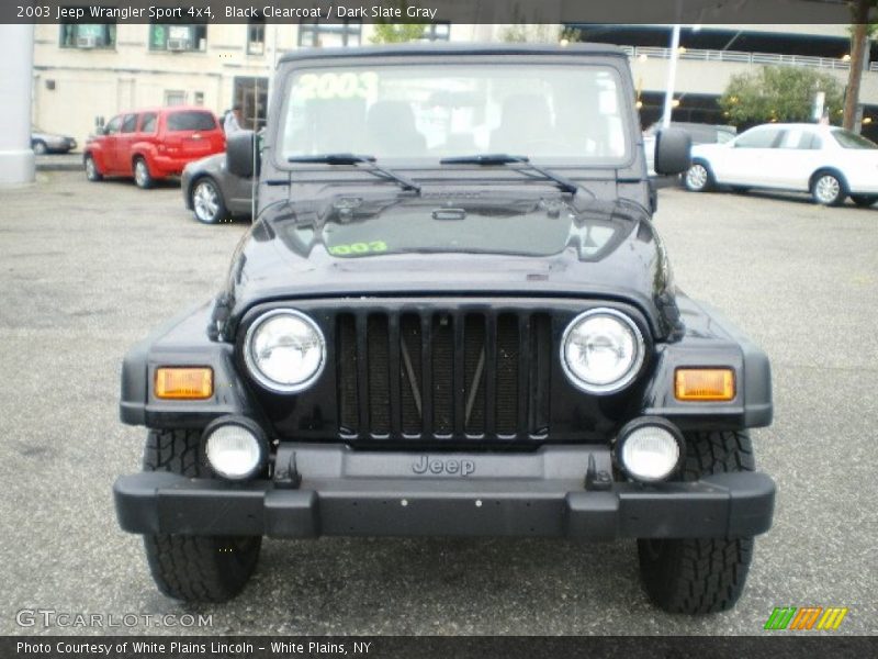 Black Clearcoat / Dark Slate Gray 2003 Jeep Wrangler Sport 4x4