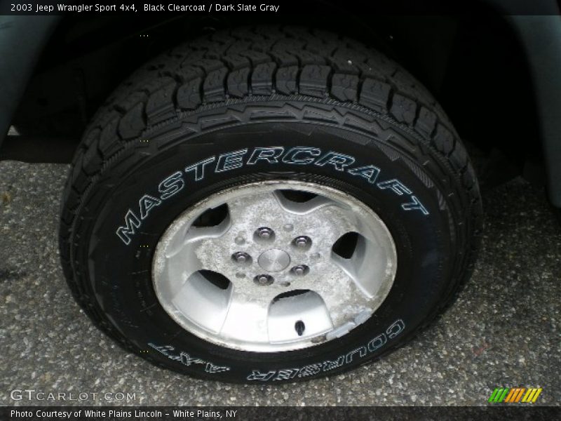 Black Clearcoat / Dark Slate Gray 2003 Jeep Wrangler Sport 4x4
