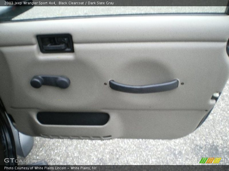 Black Clearcoat / Dark Slate Gray 2003 Jeep Wrangler Sport 4x4