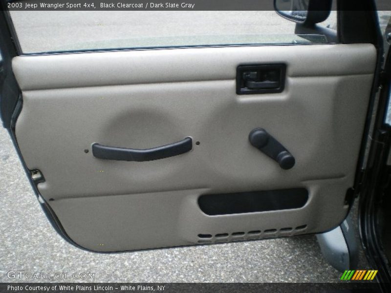 Black Clearcoat / Dark Slate Gray 2003 Jeep Wrangler Sport 4x4