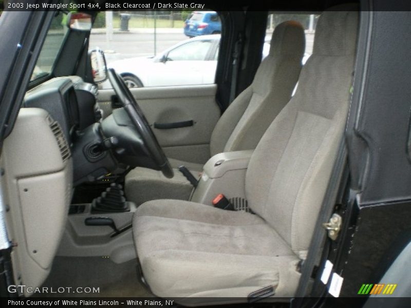 Black Clearcoat / Dark Slate Gray 2003 Jeep Wrangler Sport 4x4