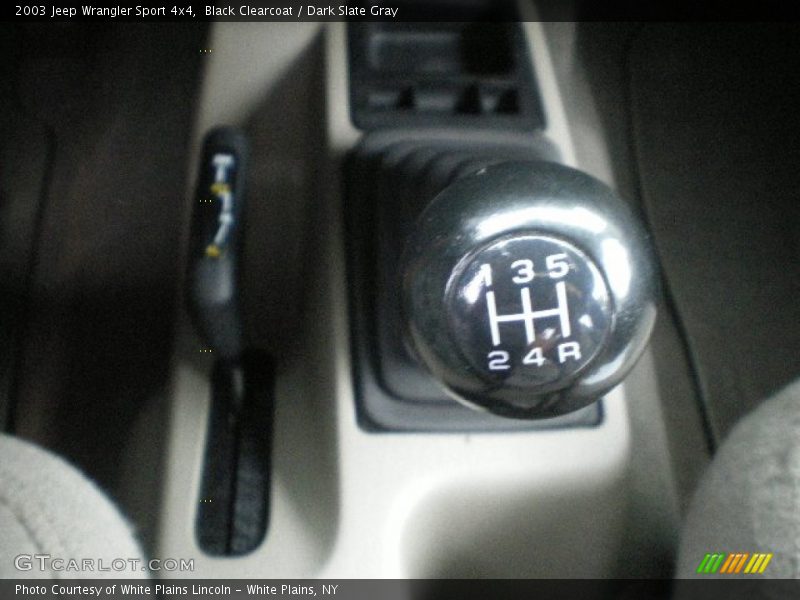 Black Clearcoat / Dark Slate Gray 2003 Jeep Wrangler Sport 4x4