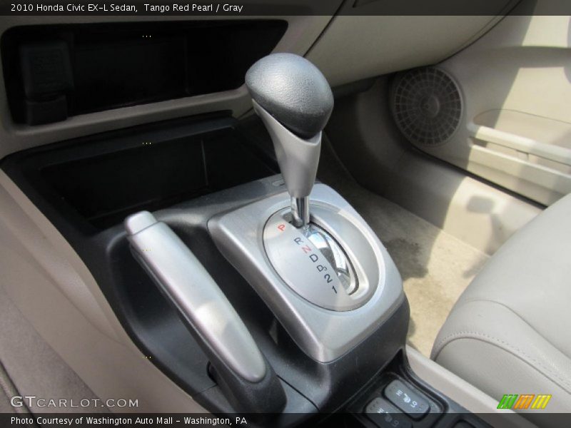 Tango Red Pearl / Gray 2010 Honda Civic EX-L Sedan