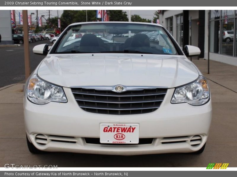 Stone White / Dark Slate Gray 2009 Chrysler Sebring Touring Convertible