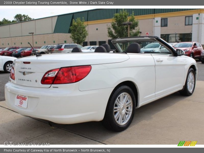 Stone White / Dark Slate Gray 2009 Chrysler Sebring Touring Convertible