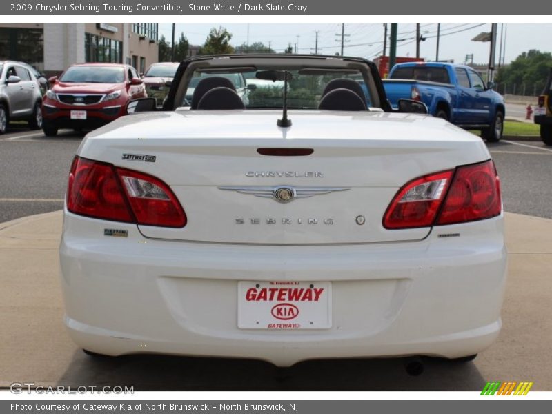 Stone White / Dark Slate Gray 2009 Chrysler Sebring Touring Convertible