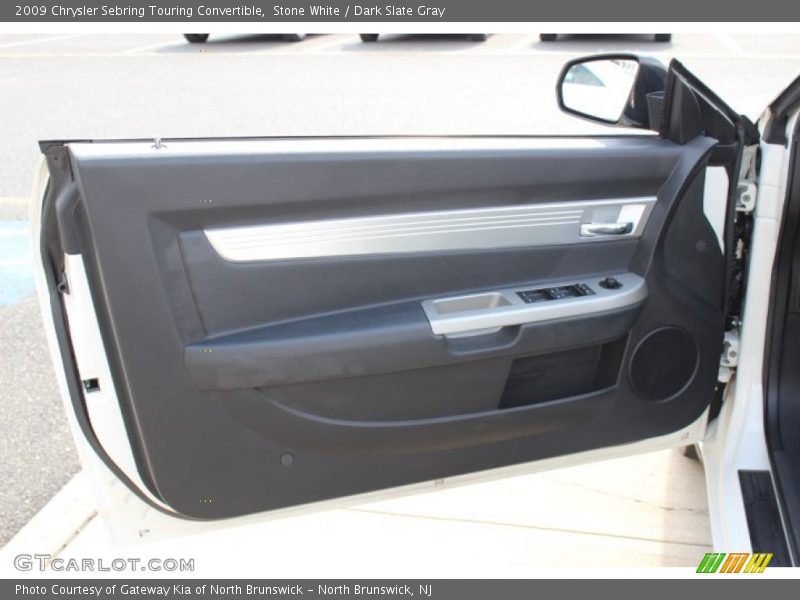 Stone White / Dark Slate Gray 2009 Chrysler Sebring Touring Convertible