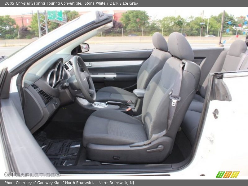 Stone White / Dark Slate Gray 2009 Chrysler Sebring Touring Convertible