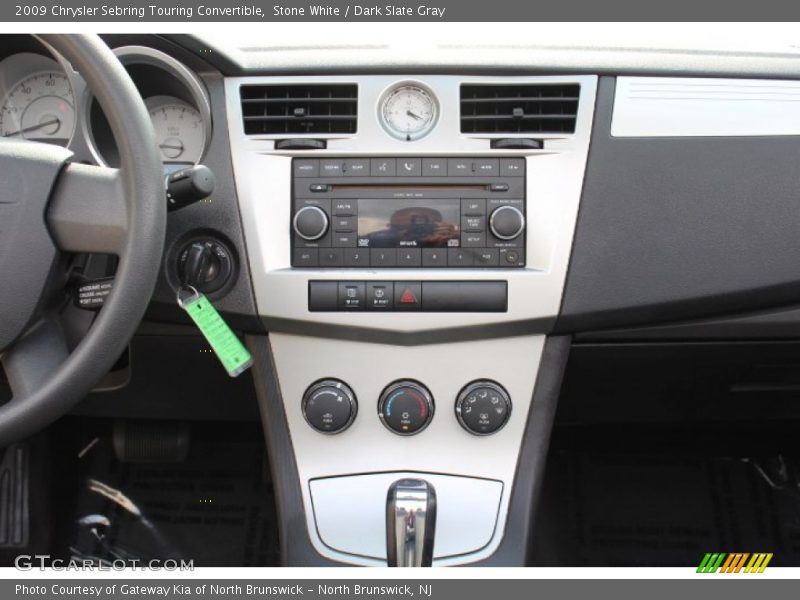 Stone White / Dark Slate Gray 2009 Chrysler Sebring Touring Convertible