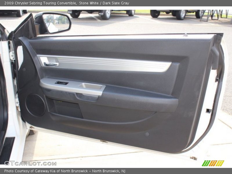 Stone White / Dark Slate Gray 2009 Chrysler Sebring Touring Convertible