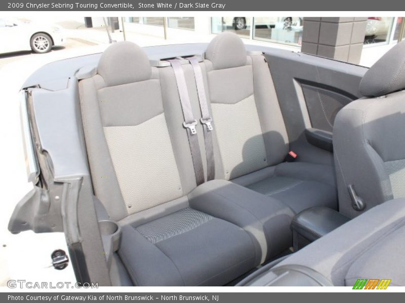 Stone White / Dark Slate Gray 2009 Chrysler Sebring Touring Convertible