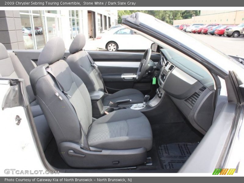 Stone White / Dark Slate Gray 2009 Chrysler Sebring Touring Convertible