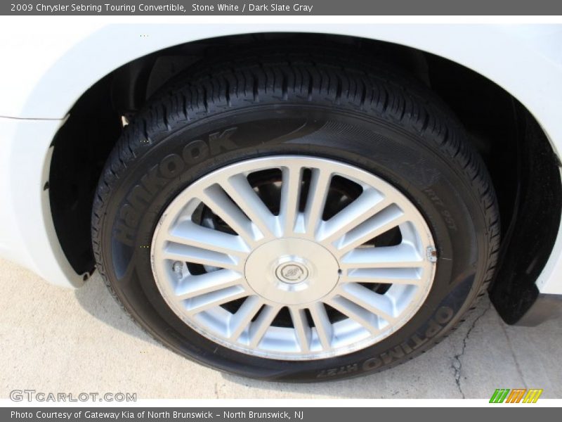 Stone White / Dark Slate Gray 2009 Chrysler Sebring Touring Convertible