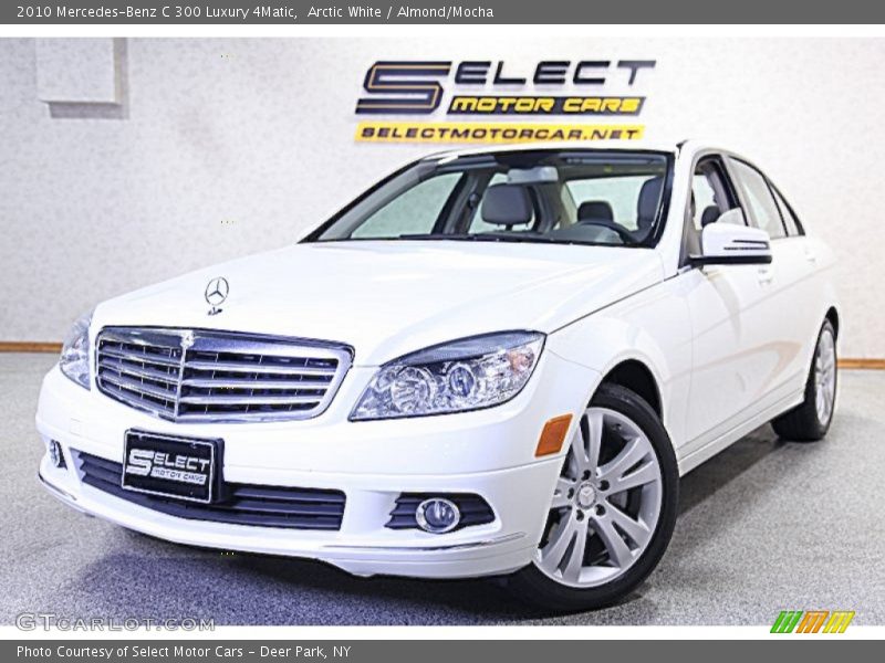 Arctic White / Almond/Mocha 2010 Mercedes-Benz C 300 Luxury 4Matic