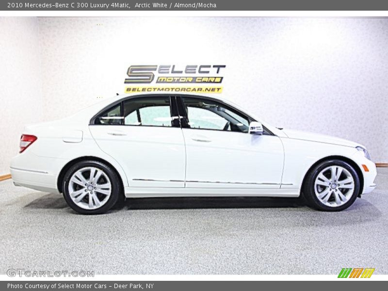 Arctic White / Almond/Mocha 2010 Mercedes-Benz C 300 Luxury 4Matic