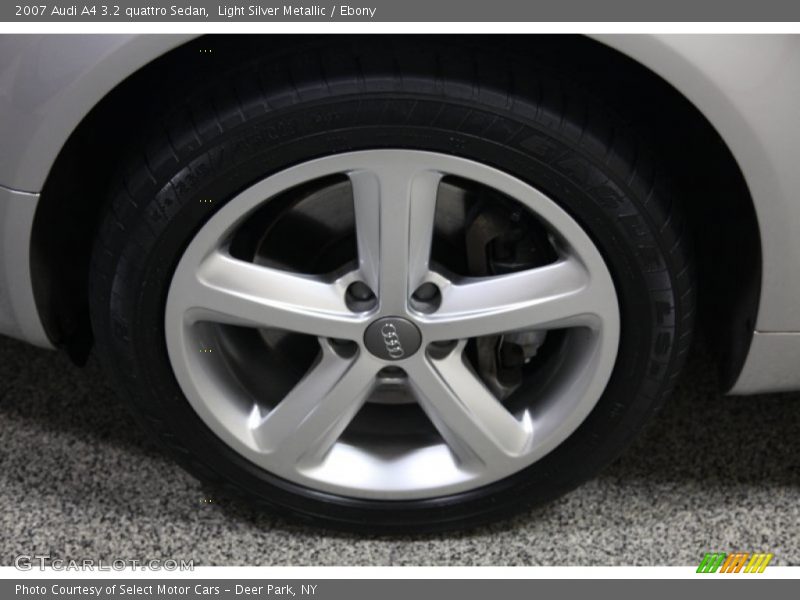 Light Silver Metallic / Ebony 2007 Audi A4 3.2 quattro Sedan