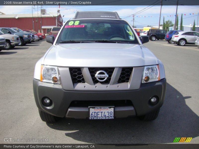 Silver Lightning / Steel/Graphite 2008 Nissan Xterra SE 4x4