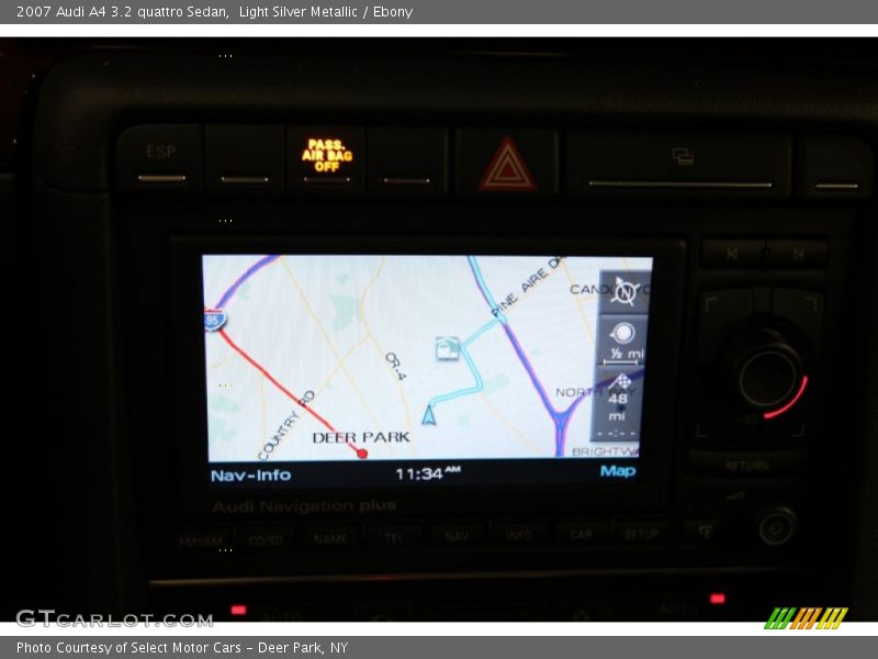 Light Silver Metallic / Ebony 2007 Audi A4 3.2 quattro Sedan